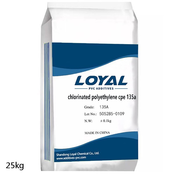 Additive Chemicals 25kg bag chlorinated polyethylene cpe-135a