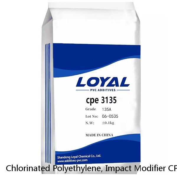 Chlorinated Polyethylene, Impact Modifier CPE 135A for Rubber Additives