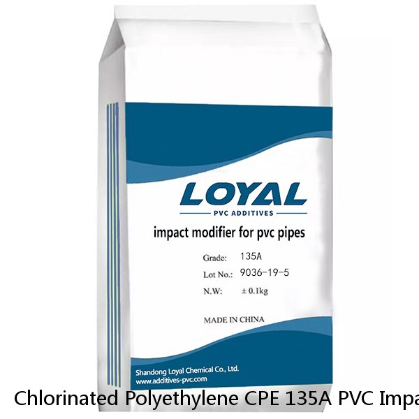 Chlorinated Polyethylene CPE 135A PVC Impact Modifier agent