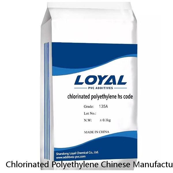 Chlorinated Polyethylene Chinese Manufacturer Cpe 135a Pvc Chemical Pvc Additive Impact Modifier Chlorinated Polyethylene Cpe 135a