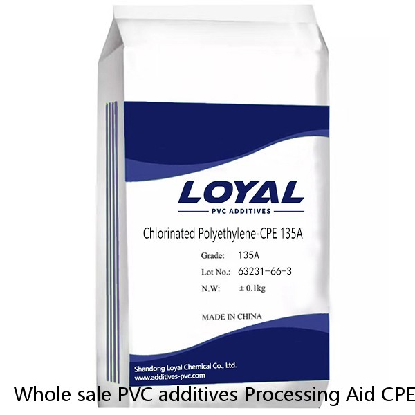 Whole sale PVC additives Processing Aid CPE 135A Chlorinated Polyethylene for PVC pipes SPC floor